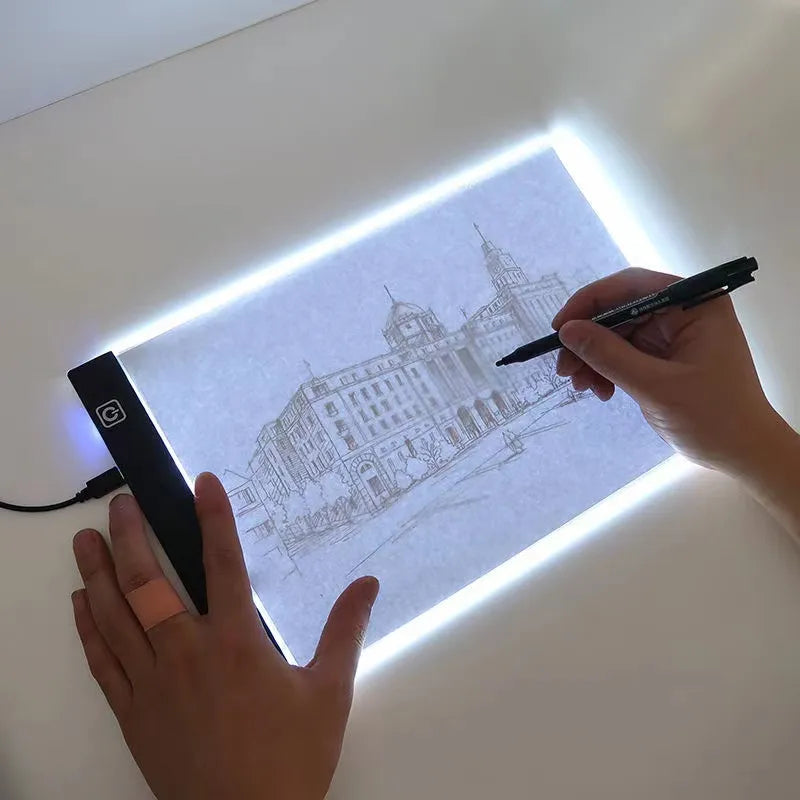 LED Light Box for Tracing with 3-Level Dimming A5: 15 x 24 cm by HitMyNeed