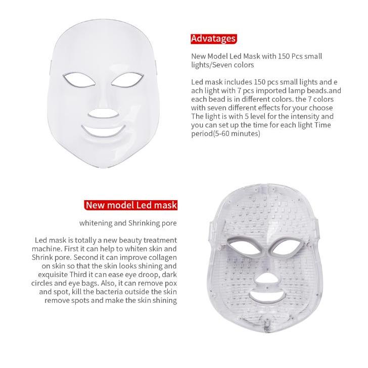 LED Light Therapy Facial Mask for Skin Rejuvenation by HitMyNeed
