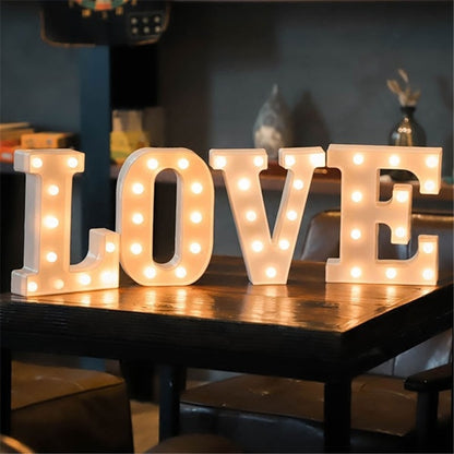 LED Light Up Alphabet Letter Decoration by HitMyNeed