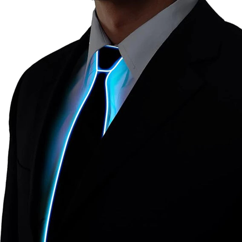 LED Light Up Necktie with Adjustable Flash Modes by HitMyNeed