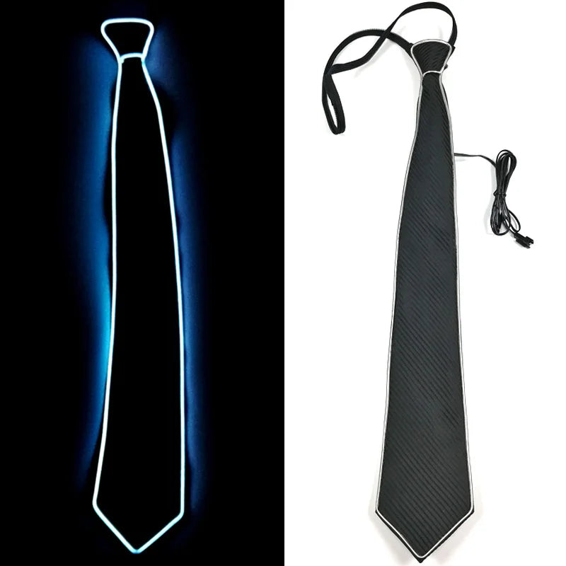 LED Light Up Necktie with Adjustable Flash Modes by HitMyNeed