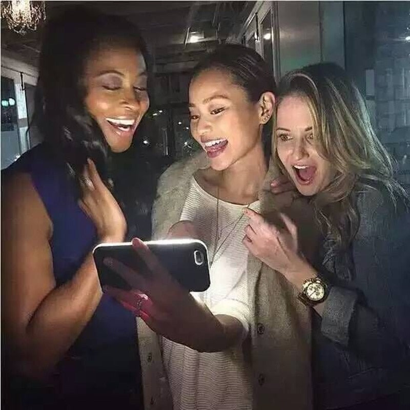 LED Light-Up Selfie Case for iPhone by HitMyNeed