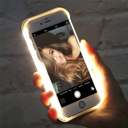 LED Light-Up Selfie Case for iPhone by HitMyNeed