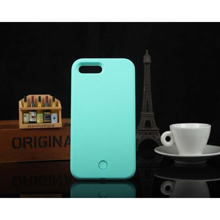 LED Light-Up Selfie Case for iPhone for-iphone-11-promax green by HitMyNeed