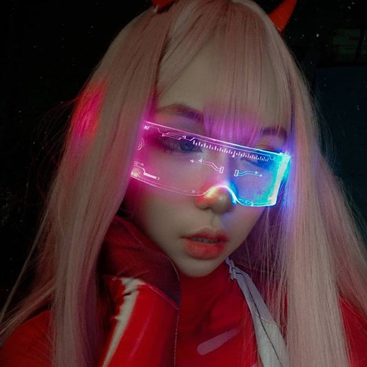 LED Light Up Sunglasses Party Glow Eyewear by HitMyNeed