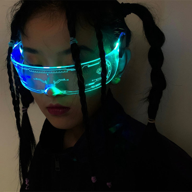 LED Light Up Sunglasses Party Glow Eyewear by HitMyNeed