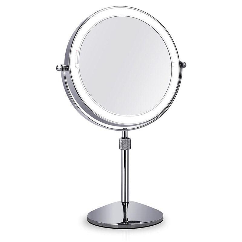 LED Lighted 10x Magnifying Makeup Mirror by HitMyNeed