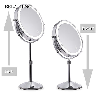 LED Lighted 10x Magnifying Makeup Mirror by HitMyNeed