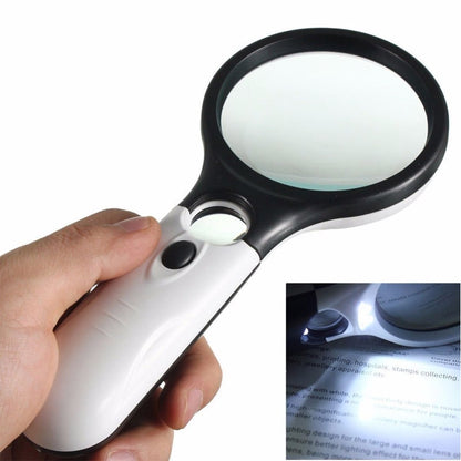 LED Lighted Dual Lens Magnifying Glass by HitMyNeed