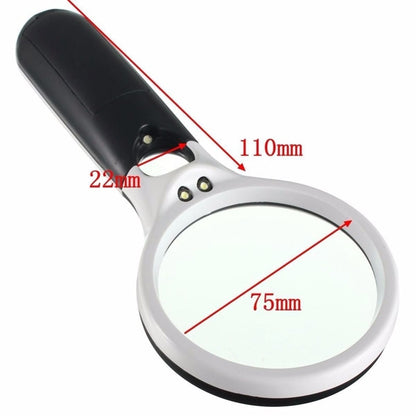 LED Lighted Dual Lens Magnifying Glass by HitMyNeed