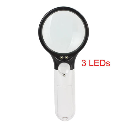 LED Lighted Dual Lens Magnifying Glass by HitMyNeed