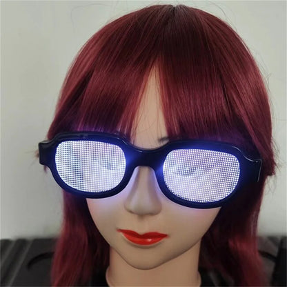 LED Luminous Conan Glasses for Cosplay & Parties abi615 by HitMyNeed