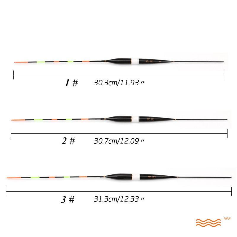 LED Luminous Fishing Bobber Float Set (3 Pack) by HitMyNeed