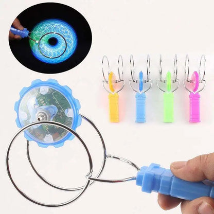 LED Magnetic Orbit Spinning Top Gyroscope Toy by HitMyNeed
