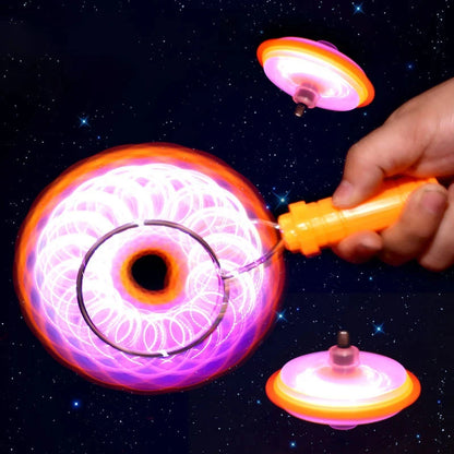 LED Magnetic Orbit Spinning Top Gyroscope Toy by HitMyNeed