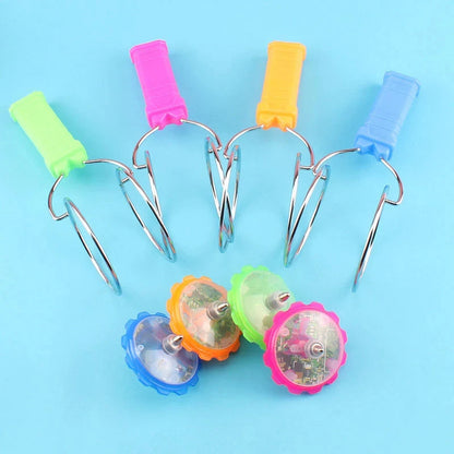 LED Magnetic Orbit Spinning Top Gyroscope Toy by HitMyNeed
