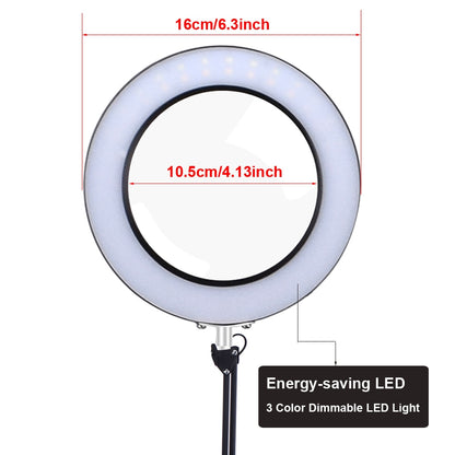 LED Magnifying Desk Lamp with 5X Glass Lens by HitMyNeed