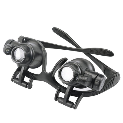 LED Magnifying Eyeglasses for Watch & Jewelry Repair by HitMyNeed