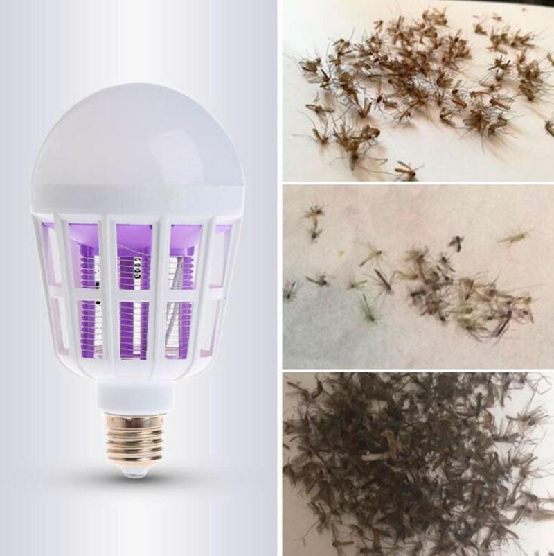 LED Mosquito Killer Bulb E27/B22 Indoor Electric Trap by HitMyNeed