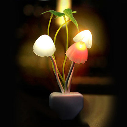 LED Mushroom Night Light Plug-In Lamp by HitMyNeed