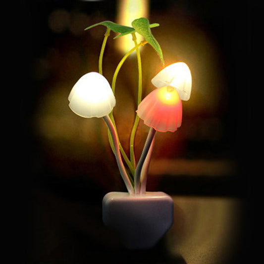 LED Mushroom Night Light Plug-In Lamp by HitMyNeed
