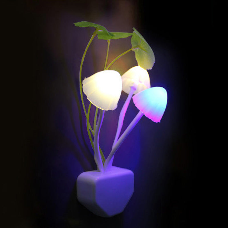 LED Mushroom Night Light Plug-In Lamp by HitMyNeed