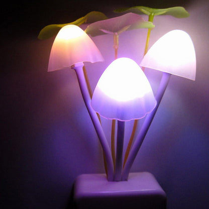 LED Mushroom Night Light Plug-In Lamp by HitMyNeed