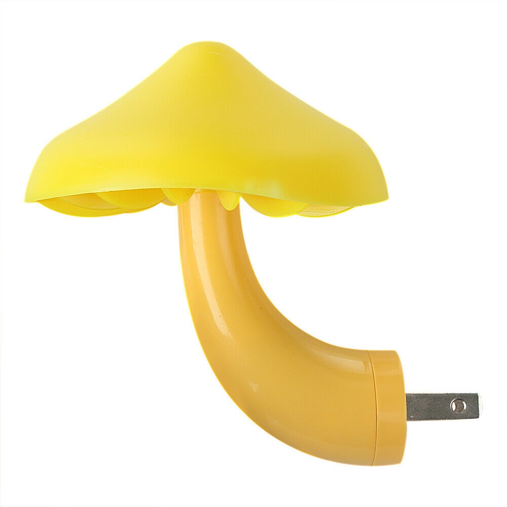 LED Mushroom Night Light Plug In with Sensor by HitMyNeed