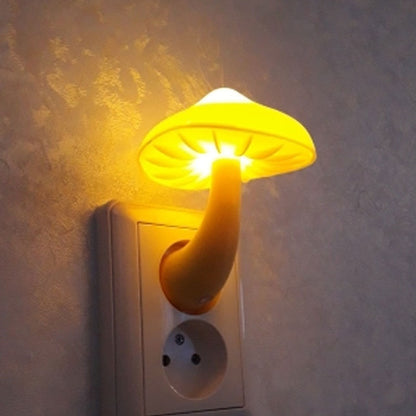 LED Mushroom Night Light Wall Lamp with EU Plug by HitMyNeed