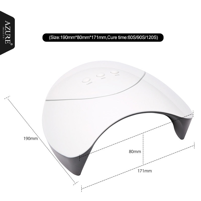 LED Nail Polish Dryer Lamp with Timer by HitMyNeed