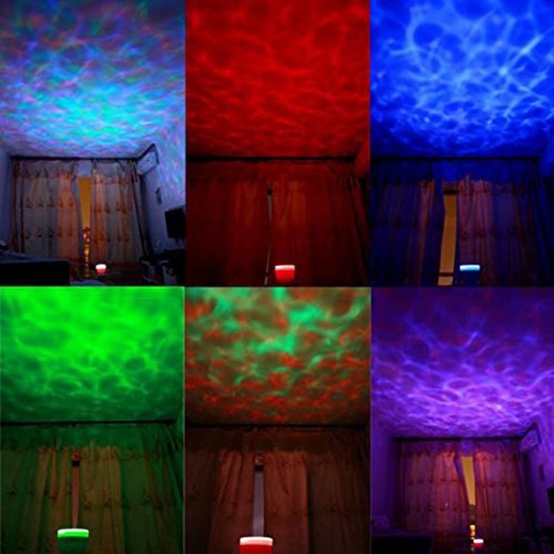 LED Ocean Wave Projector Speaker with 7 Colors by HitMyNeed