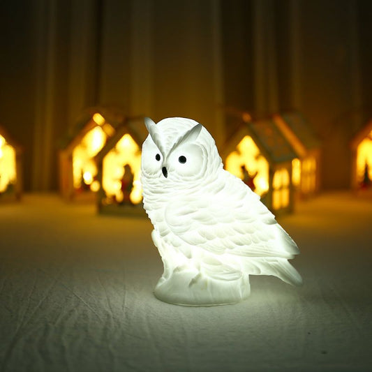 LED Owl Night Light Silicone Bedside Lamp by HitMyNeed