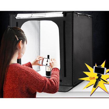 LED Portable Photo Light Box Studio 60 x 60 cm by HitMyNeed