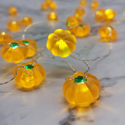 LED Pumpkin String Lights with Remote Control, 3m by HitMyNeed