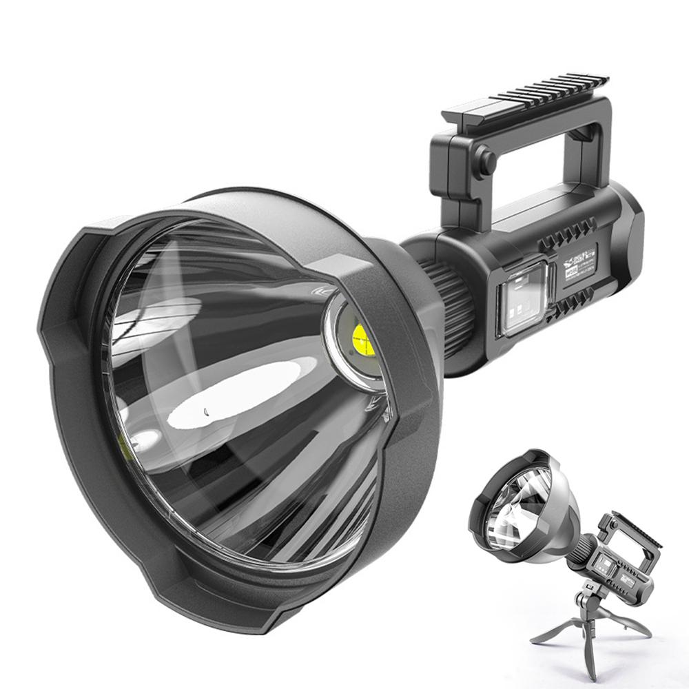 LED Rechargeable Flashlight 30W, 8000mAh, IPX6 by HitMyNeed