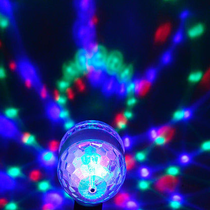 LED RGB Disco Light Bulb with Rotating Strobe Effects by HitMyNeed