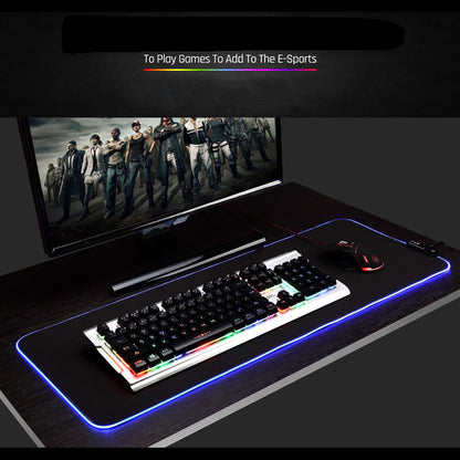 LED RGB Gaming Mouse Pad with USB Connection by HitMyNeed
