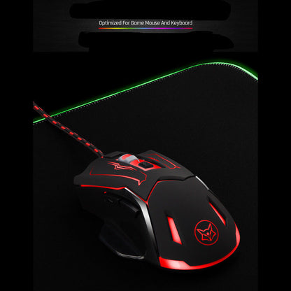 LED RGB Gaming Mouse Pad with USB Connection by HitMyNeed