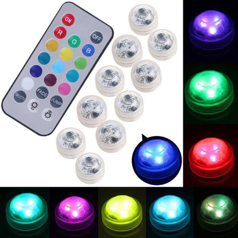 LED RGB Submersible Pool Light with Remote by HitMyNeed
