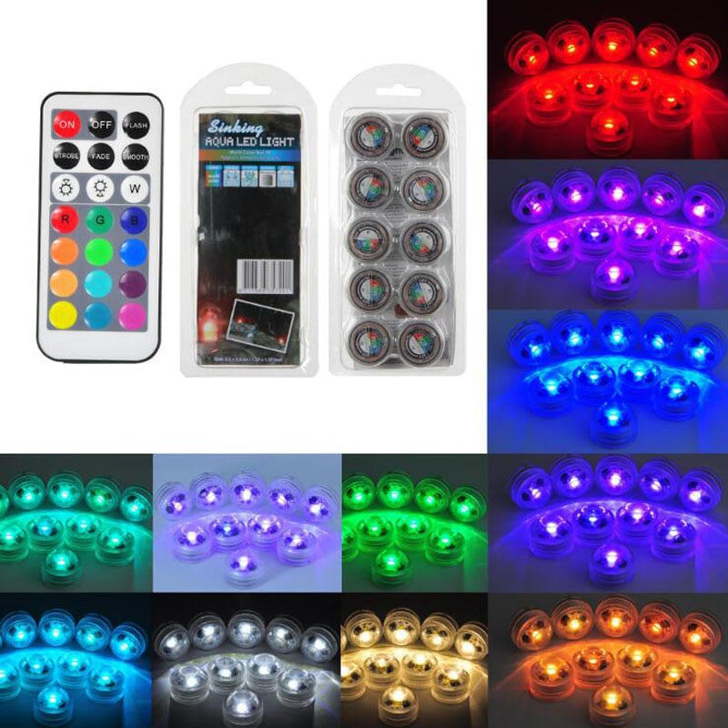 LED RGB Submersible Pool Light with Remote by HitMyNeed