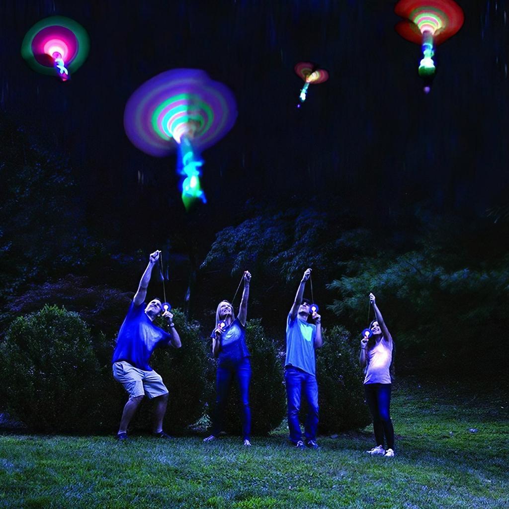 LED Slingshot Flying Toys Set (10 Pack) by HitMyNeed