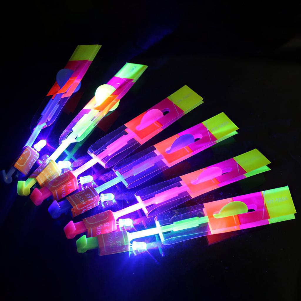 LED Slingshot Flying Toys Set (10 Pack) by HitMyNeed