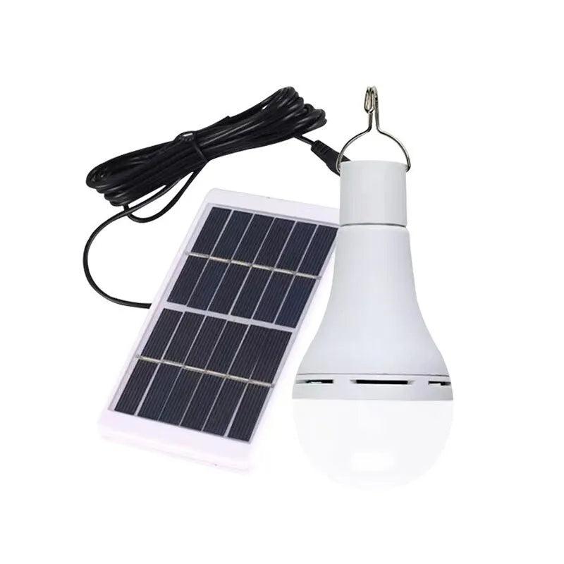 LED Solar Hanging Bulb Light for Outdoor & Camping by HitMyNeed