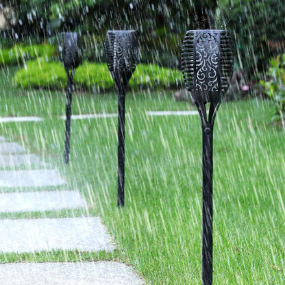 LED Solar Outdoor Dancing Flame Path Light by HitMyNeed