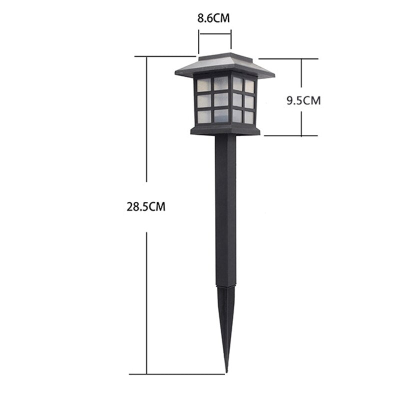 LED Solar Pathway Lights Outdoor (Set of 4) by HitMyNeed