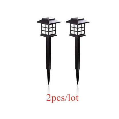 LED Solar Pathway Lights Waterproof Outdoor Set 2pcs warm-white by HitMyNeed