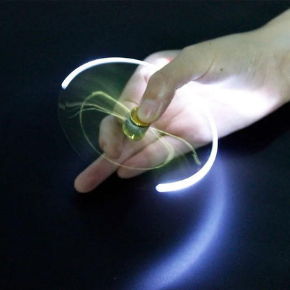 LED Spinning Gyro Metal Ballpoint Pen by HitMyNeed
