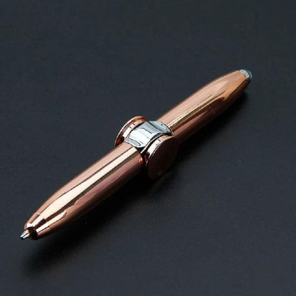 LED Spinning Gyro Metal Ballpoint Pen style-1 by HitMyNeed