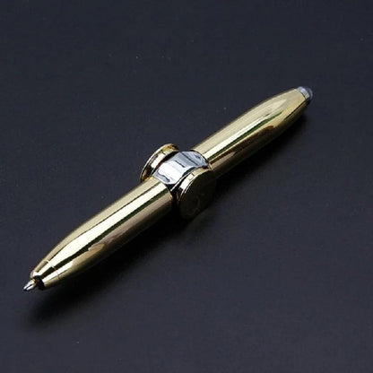 LED Spinning Gyro Metal Ballpoint Pen style-5 by HitMyNeed