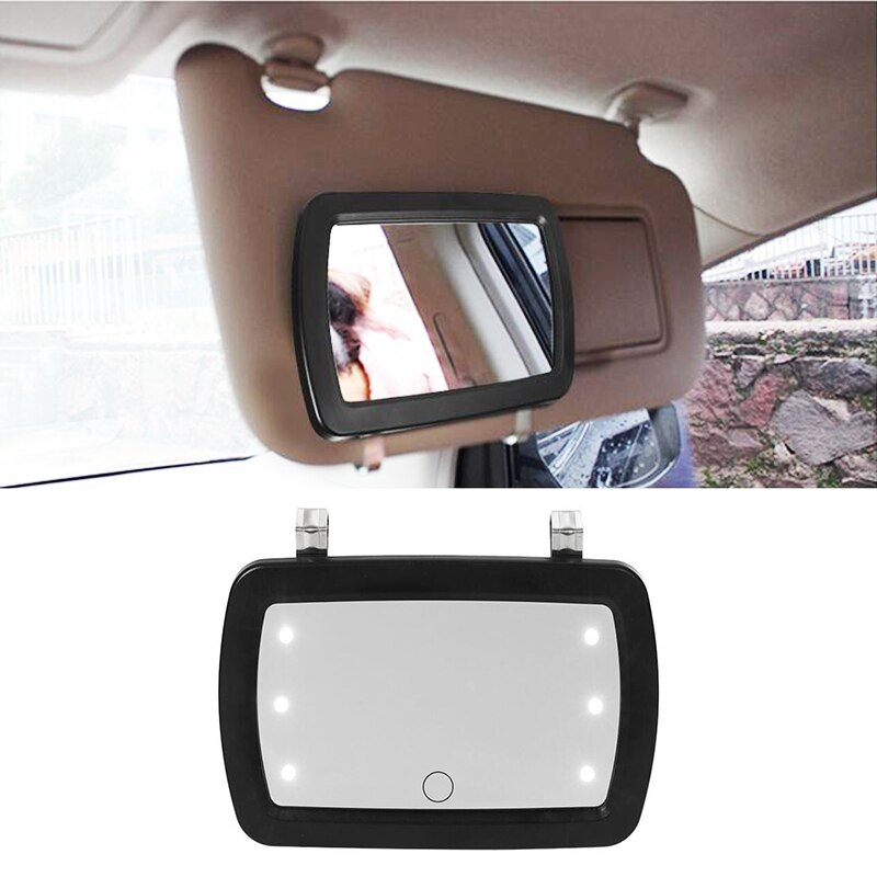 LED Sun Visor Vanity Mirror with Adjustable Lights by HitMyNeed